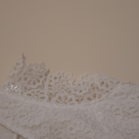 CITY CHIC PLAYSUIT LACE VIBE WOMEN WHITE  ROMPER JUMPSUIT SIZE S/16 NEW - Picture 5 of 14